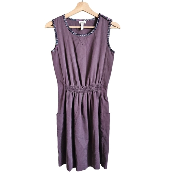 Matilda Jane Dresses & Skirts - Matilda Jane sleeveless brown dress with pockets Size XS